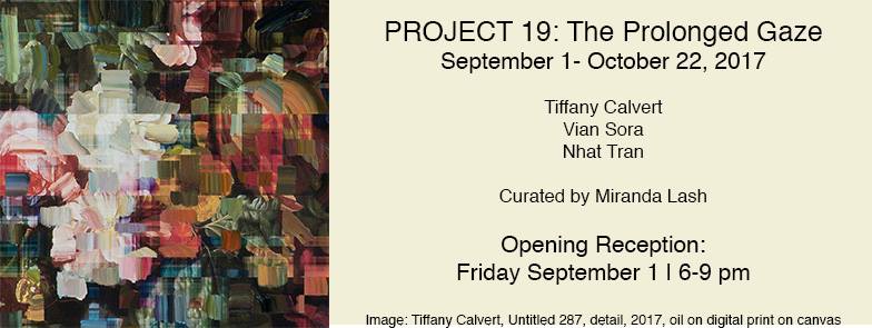 Opening at Zephyr Gallery PROJECT 19: The Prolonged Gaze